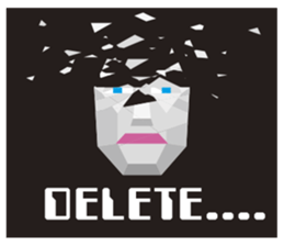 Mr Polygon Head sticker #2734869