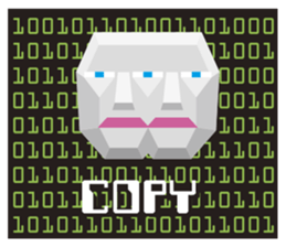 Mr Polygon Head sticker #2734876