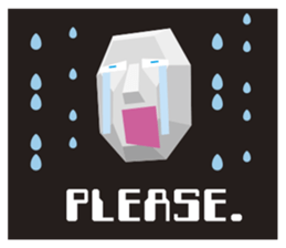 Mr Polygon Head sticker #2734879