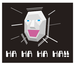 Mr Polygon Head sticker #2734880