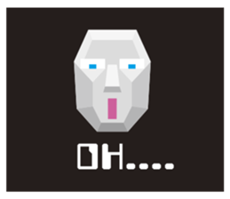 Mr Polygon Head sticker #2734881