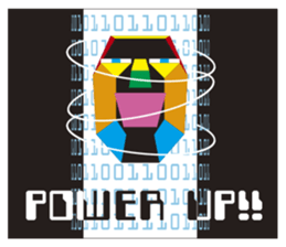 Mr Polygon Head sticker #2734883