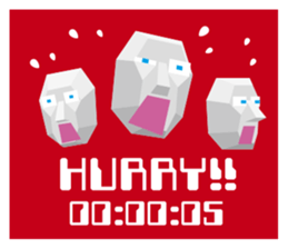 Mr Polygon Head sticker #2734889