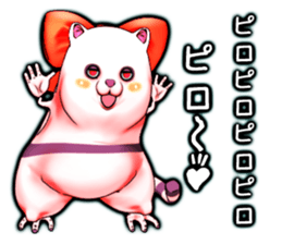 Wonder ghost cat Corphy impudent version sticker #2734891