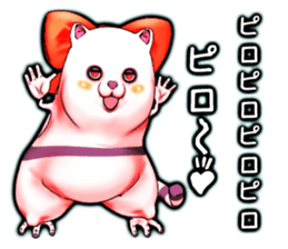 Wonder ghost cat Corphy impudent version sticker #2734891