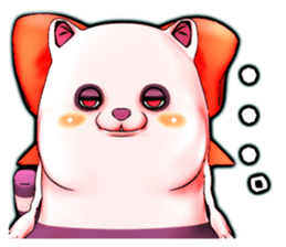 Wonder ghost cat Corphy impudent version sticker #2734901