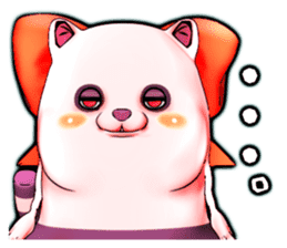 Wonder ghost cat Corphy impudent version sticker #2734901