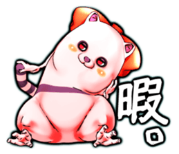 Wonder ghost cat Corphy impudent version sticker #2734904