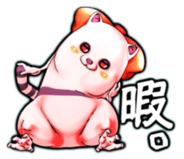 Wonder ghost cat Corphy impudent version sticker #2734904