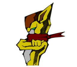 SPANKY HERO LIFE sticker #2735093