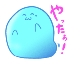 Mochi mochi gelatin sticker #2735594