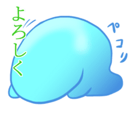 Mochi mochi gelatin sticker #2735596