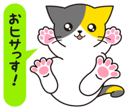 Cat to a friendly conversation sticker #2735665