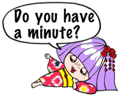 Japanese Kimono girl sticker #2736059