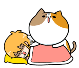 Miki and Giant cat sticker #2736261