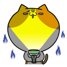 Miki and Giant cat sticker #2736276