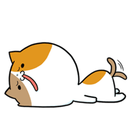 Miki and Giant cat sticker #2736278