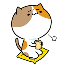 Miki and Giant cat sticker #2736282