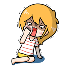 Miki and Giant cat sticker #2736284