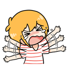 Miki and Giant cat sticker #2736288