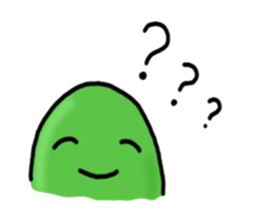 Cute Green soybeans sticker #2736339