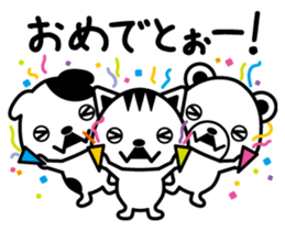 Doggy and Pleasant friends2 sticker #2736557