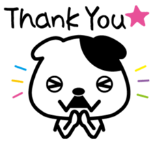 Doggy and Pleasant friends2 sticker #2736558