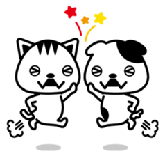 Doggy and Pleasant friends2 sticker #2736568