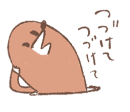 Cute mole 2 sticker #2736612