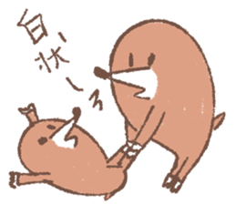 Cute mole 2 sticker #2736625