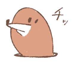 Cute mole 2 sticker #2736634