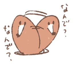 Cute mole 2 sticker #2736635