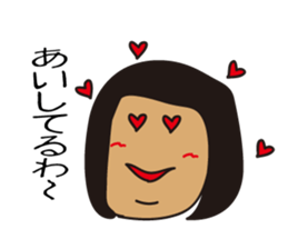 Face women sticker #2736723