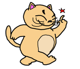 Idol cat sticker #2736986