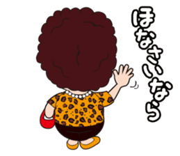 Funny madam in OSAKA, JAPAN sticker #2737331