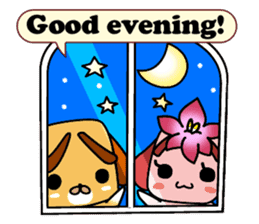 Weather forecast dog CORON sticker #2737413