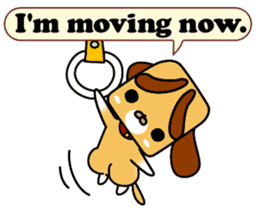 Weather forecast dog CORON sticker #2737421