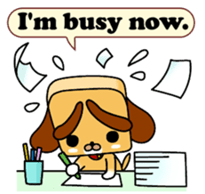 Weather forecast dog CORON sticker #2737427