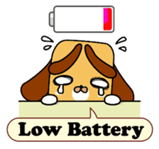 Weather forecast dog CORON sticker #2737428