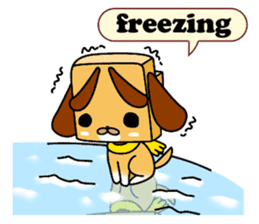 Weather forecast dog CORON sticker #2737430