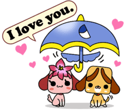 Weather forecast dog CORON sticker #2737435