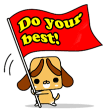 Weather forecast dog CORON sticker #2737436