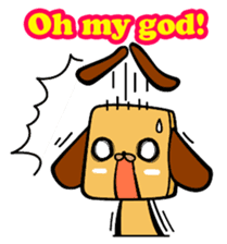 Weather forecast dog CORON sticker #2737442