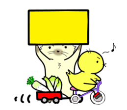 roki&chick sticker #2737488