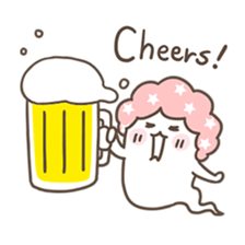 Afro the Ghost sticker #2737491