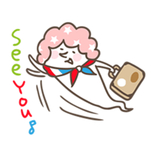 Afro the Ghost sticker #2737501