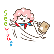 Afro the Ghost sticker #2737501