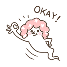Afro the Ghost sticker #2737511