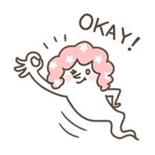 Afro the Ghost sticker #2737511