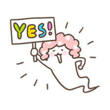 Afro the Ghost sticker #2737513